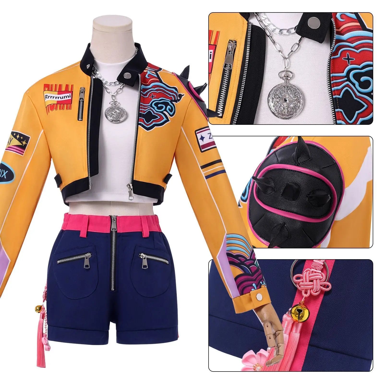 Halloween Cosplay Costume New K-Pop Girl Group Cosplay Costume Lumimira Zoye Cosplay Outfit Girl Game Suit