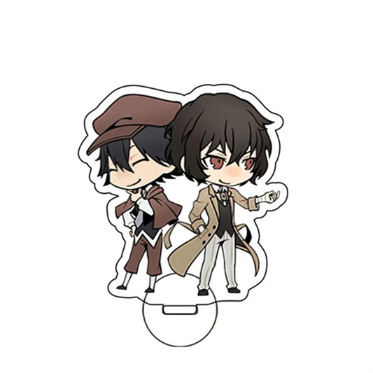 Japan Anime Bungo Stray Dogs Acrylic Stand Model Figure Cosplay Plate Holder Topper Fans Christmas Desk Decor Plate Gifts