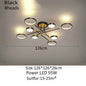 Nordic Minimalist LED Ceiling Light Creative for Living Room Bedroom Decoration Aluminum Fashion Art Lighting Fixtures Lustre