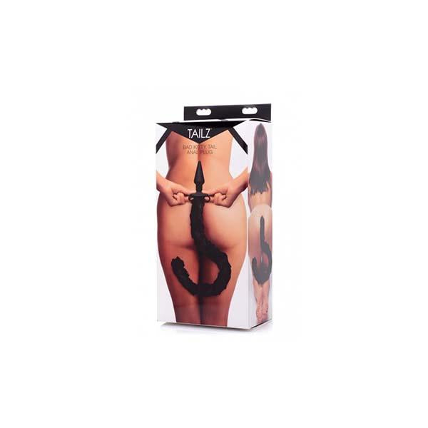Bad Kitty Silicone Cat Tail Anal Plug Black