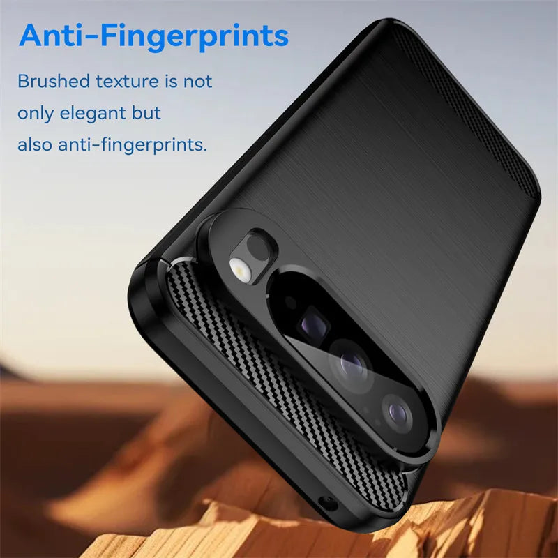 For Google Pixel 10 Pro XL Case Google Pixel 10 Pro XL 5G Cover Shockproof Luxury Silicone Brushed TPU Protective Phone Cover