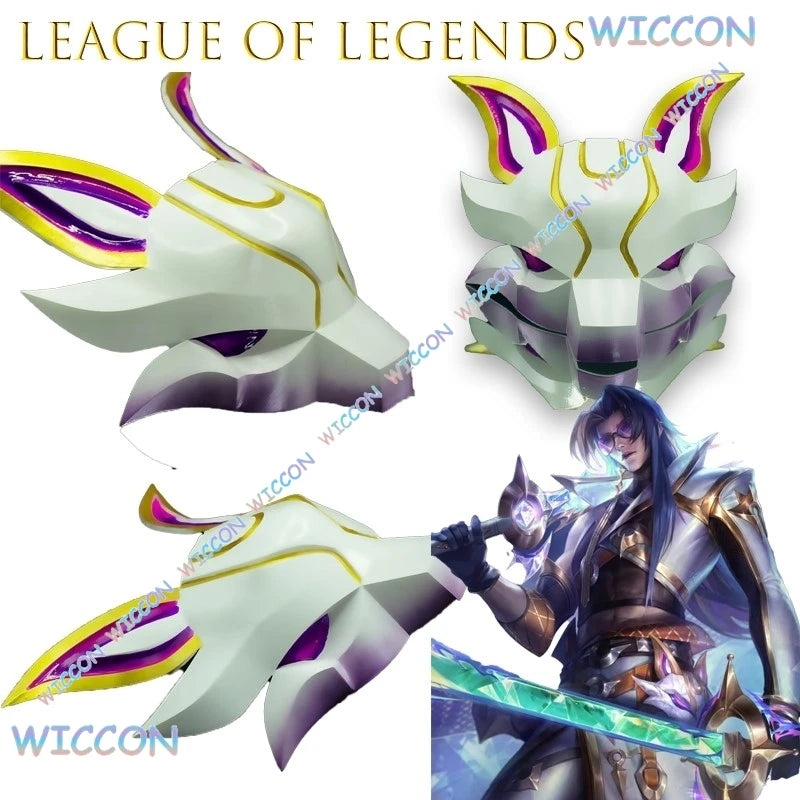 League of Legends Heartsteel Prestige Yone Cosplay Costume Boy Band Outfit LOL Game Stage Performance Halloween Party Christmas