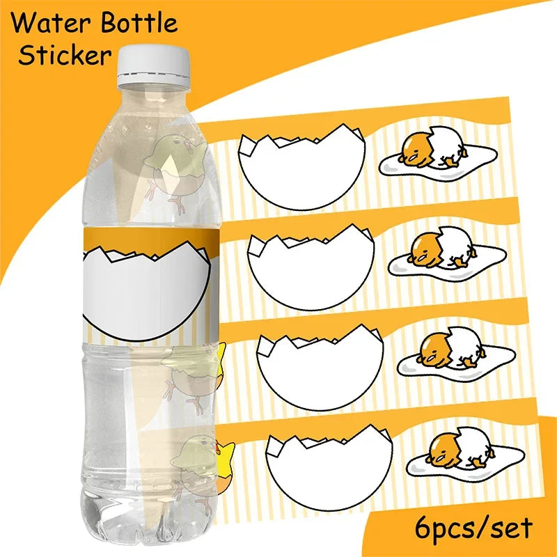 Gudetama: An Eggcellent Theme Birthday Party Cutlery Paper Cups Paper Plates Paper Disposable Party Decoration Supplies For Toys