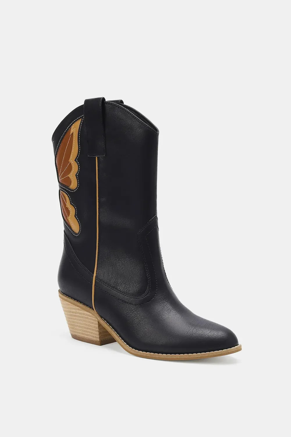 Beast Fashion Butterfly Cut : Detail Point Toe Boots