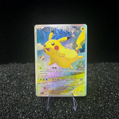 PTCG Collection Card Anime S8A-G 25Th Anniversary 001/015 Cartoon Japanese Refractive Color Flash Cards Christmas Gift Toys