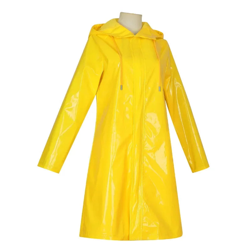 Anime Cartoon Movie Coraline Secret Door Cosplay Costume Coraline Wybie Lovat Coat Jacket Yellow Raincoat Halloween Dress Girl