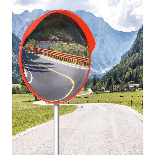 60cm Wide Angle Security Curved Convex Road Safety Mirror Traffic