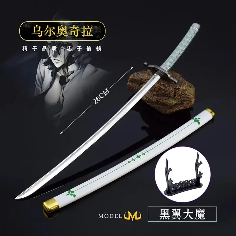 CosplayAnime Bleach Ulquiorra's Cosplay Costume Ulquiorra Helmet Masks Wigs Hairs White Kimono ( Jacket + Pants + Belt ) Kendo C