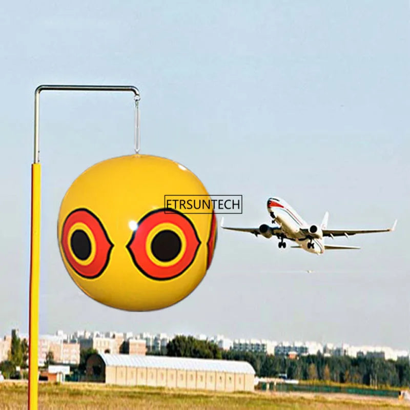 50pcs Inflatable Bird Repellent Ball Scare Eye Balloons Stops Pest Bird Problems Fast Reliable Visual Deterrent Tool