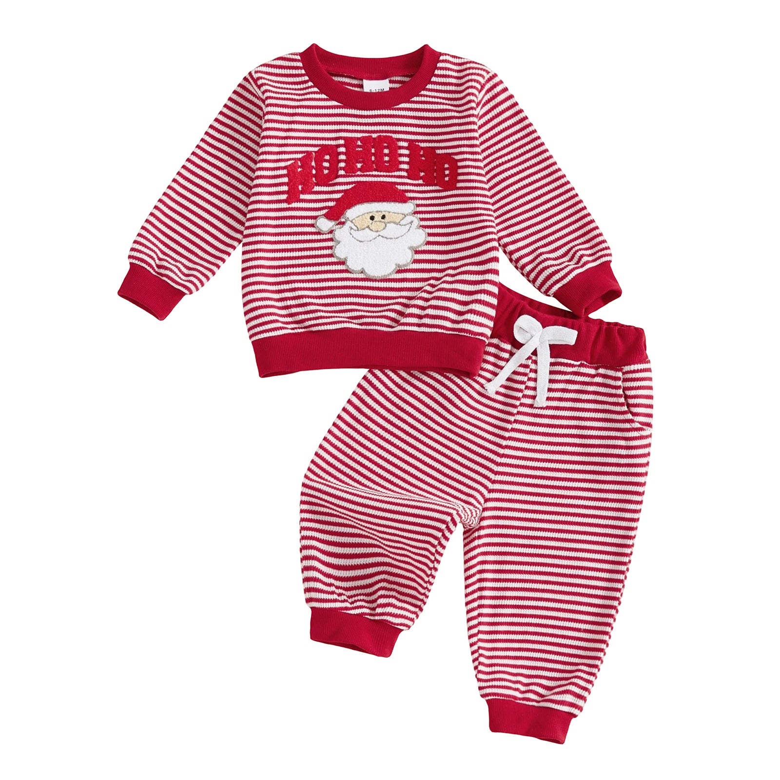 Adorable Infant Reindeer Print Sweater with Matching Leggings 2 Piece Winter Holiday Ensemble for Baby Boy or Girl