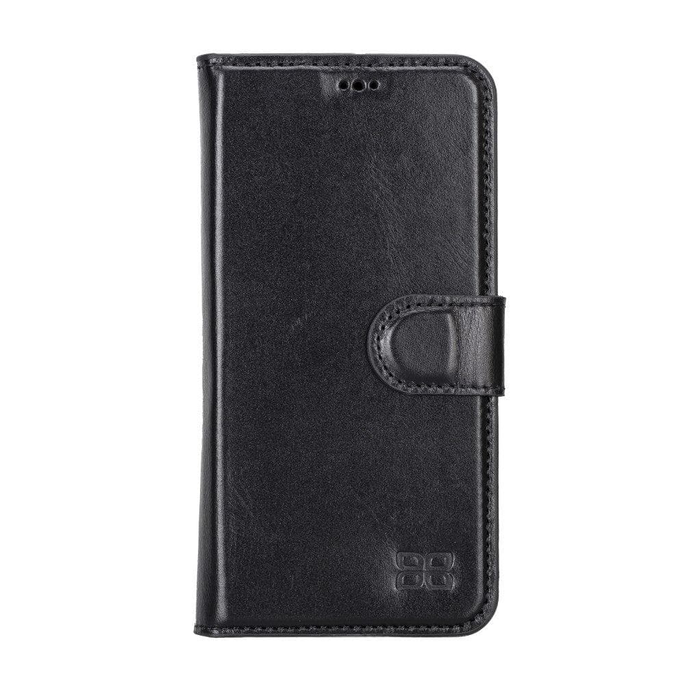 Apple iPhone 14 Series Detachable Leather Wallet Case Darker Color -