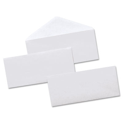 Universal 35202 Security Tinted Business Envelope- V-Flap- No.10- Whit
