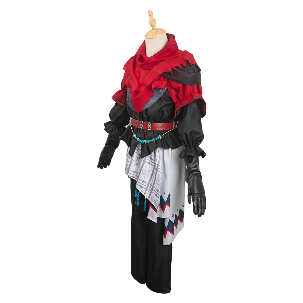 FF16 Joshua Cosplay Costume Men Coat Pants Cloak Outfits Fantasy XVI Fantasia Roleplay Halloween Carnival Party Suit