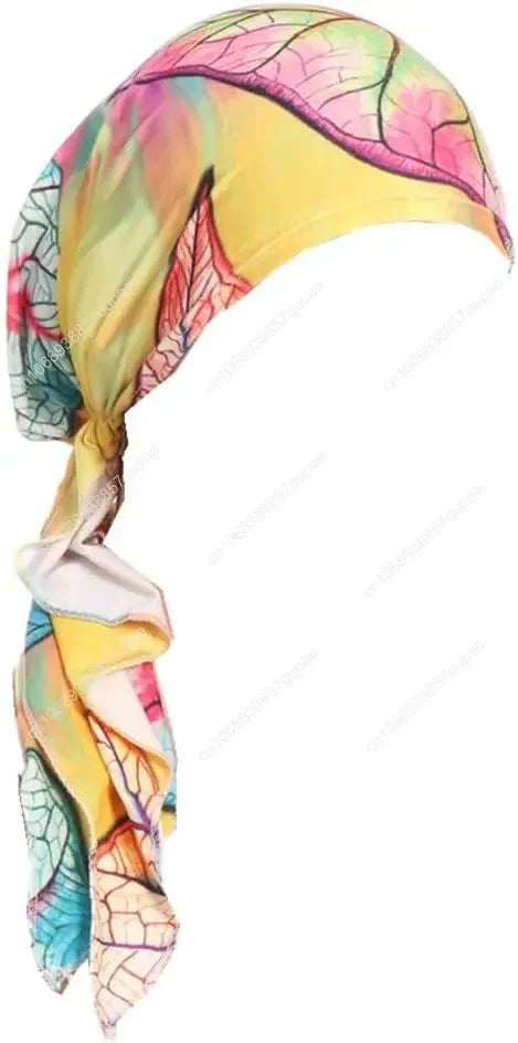 Pre-Tied Bandana Turban Hat Chemo Cancer Headscarf Headwraps Headwear for Women Hair Cover Hat