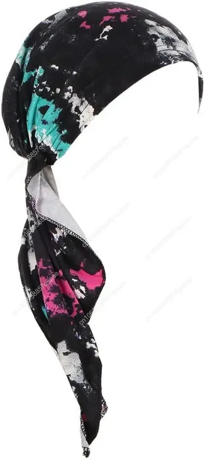Pre-Tied Bandana Turban Hat Chemo Cancer Headscarf Headwraps Headwear for Women Hair Cover Hat