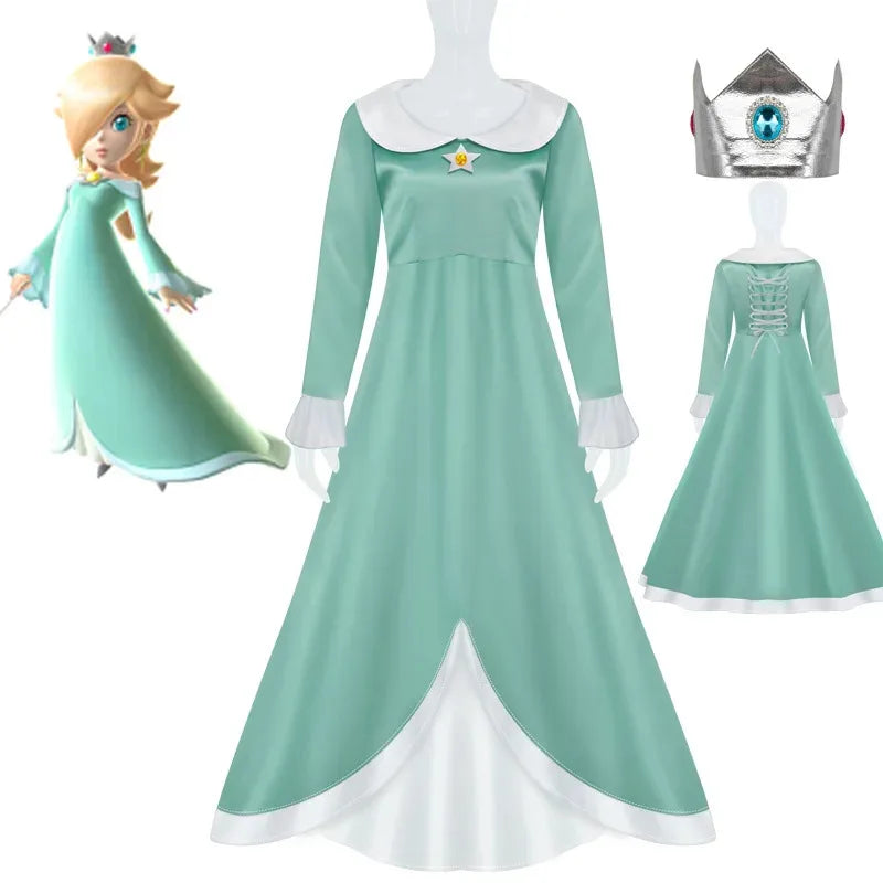 Galaxy Rogetta Cosplay Princess Dress Rosalina Anime Costume