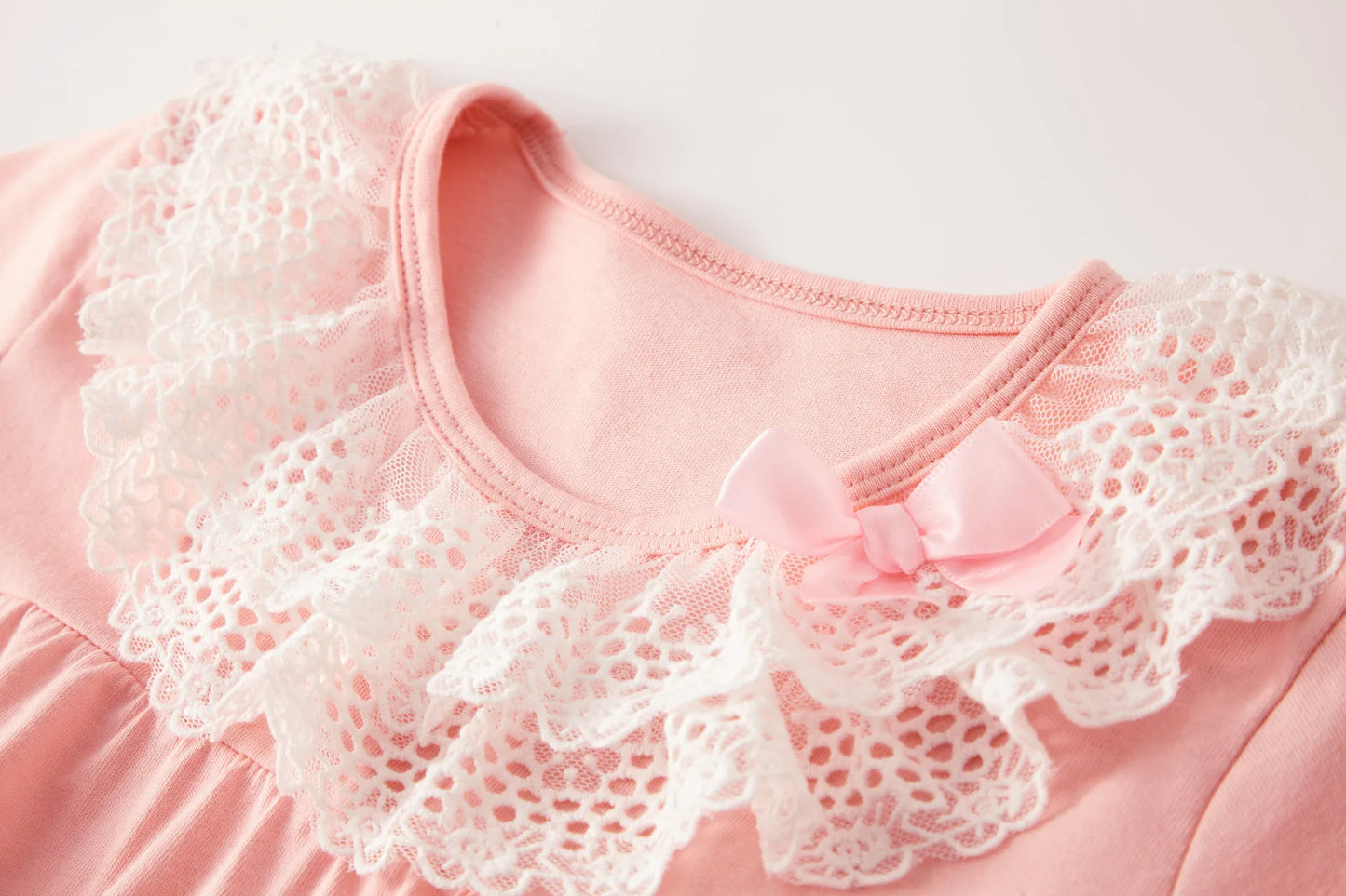 Children's Skirt, Children's Nightgown, Summer Lace, Baby Girl, Children's Home Clothes, Children's Clothing, Girls' Short-Sleeved Nightgown