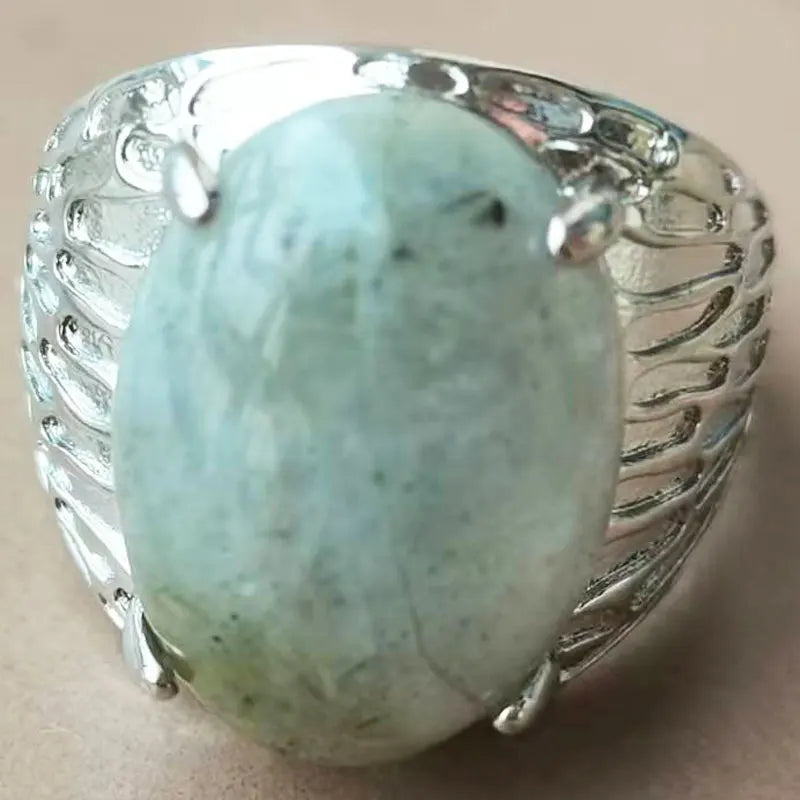 Beautiful jewelry  Malachite Bead Ring  PWB1193