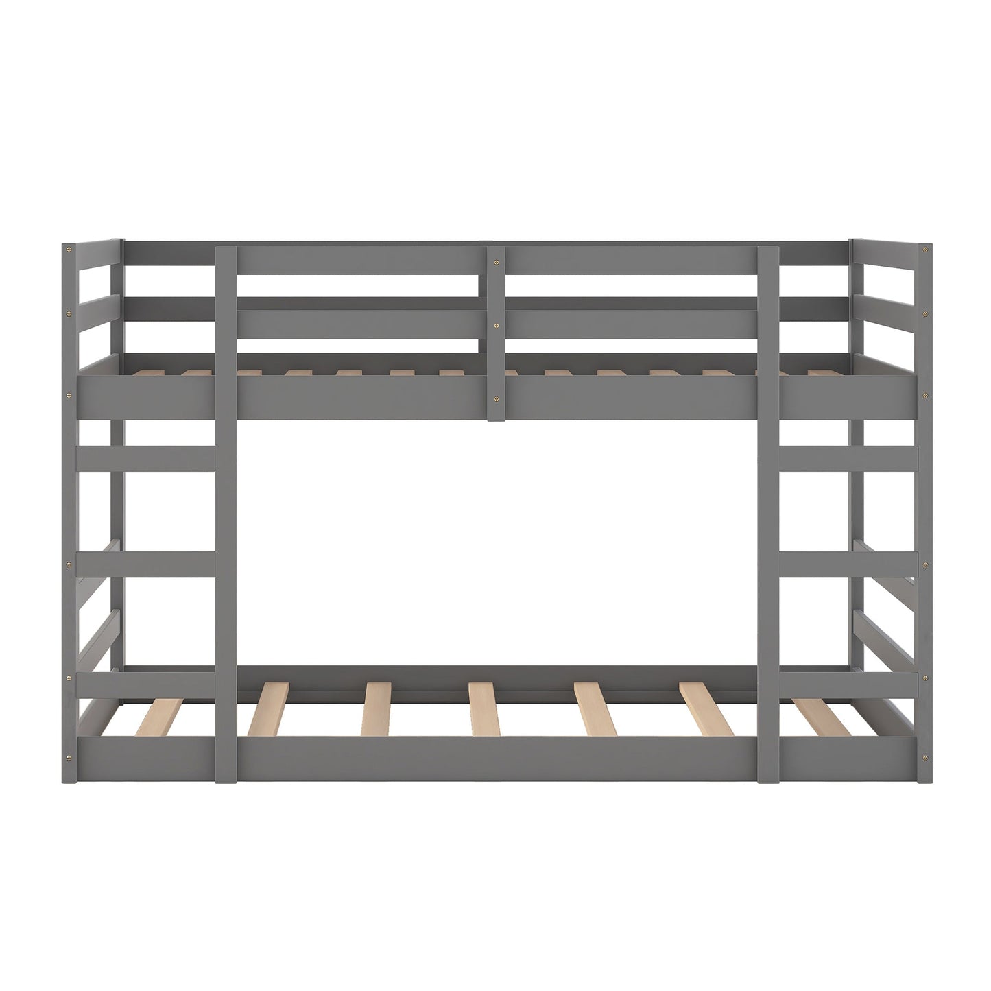 Twin Over Twin Bunk Bed with Ladder