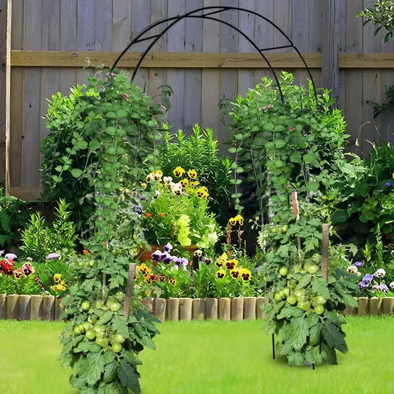 Wedding Arch Balloon Stand Garden Gazebo Shaped Vine Rack Metal Flower Rack Arch Plant Climbing Rack Birthday Party Decorations