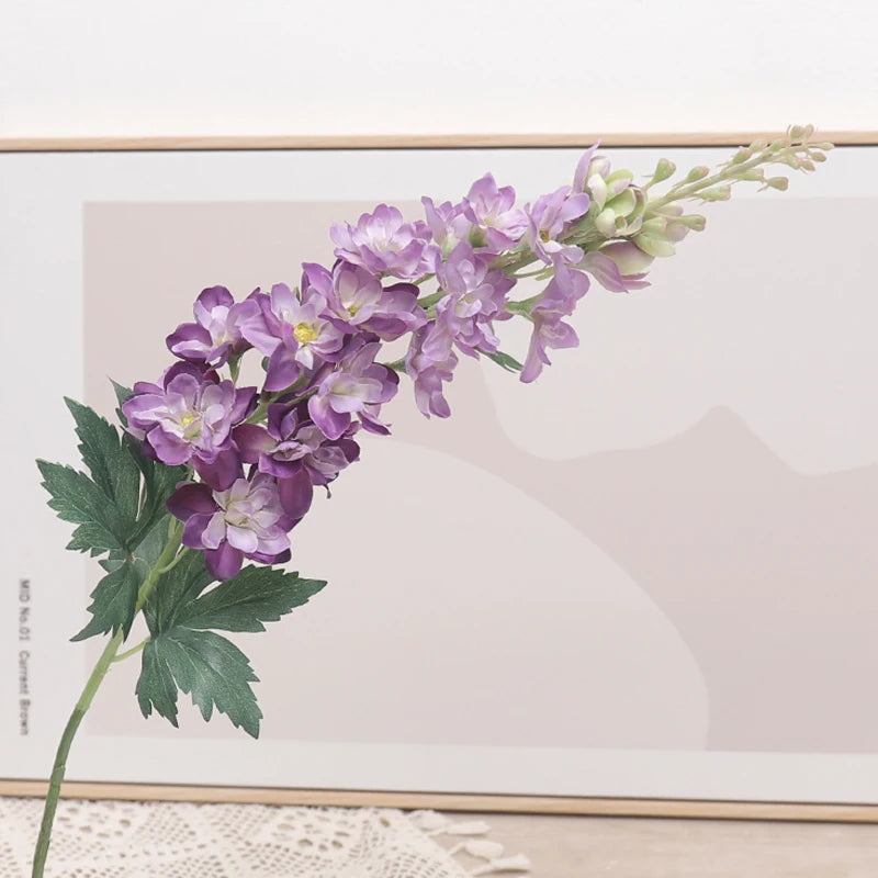 75cm Autumn Artificial Hyacinth Flowers Long Branch Wisteria Fall Christmas Home Room Wedding Table Decor Fake Floral Wreath