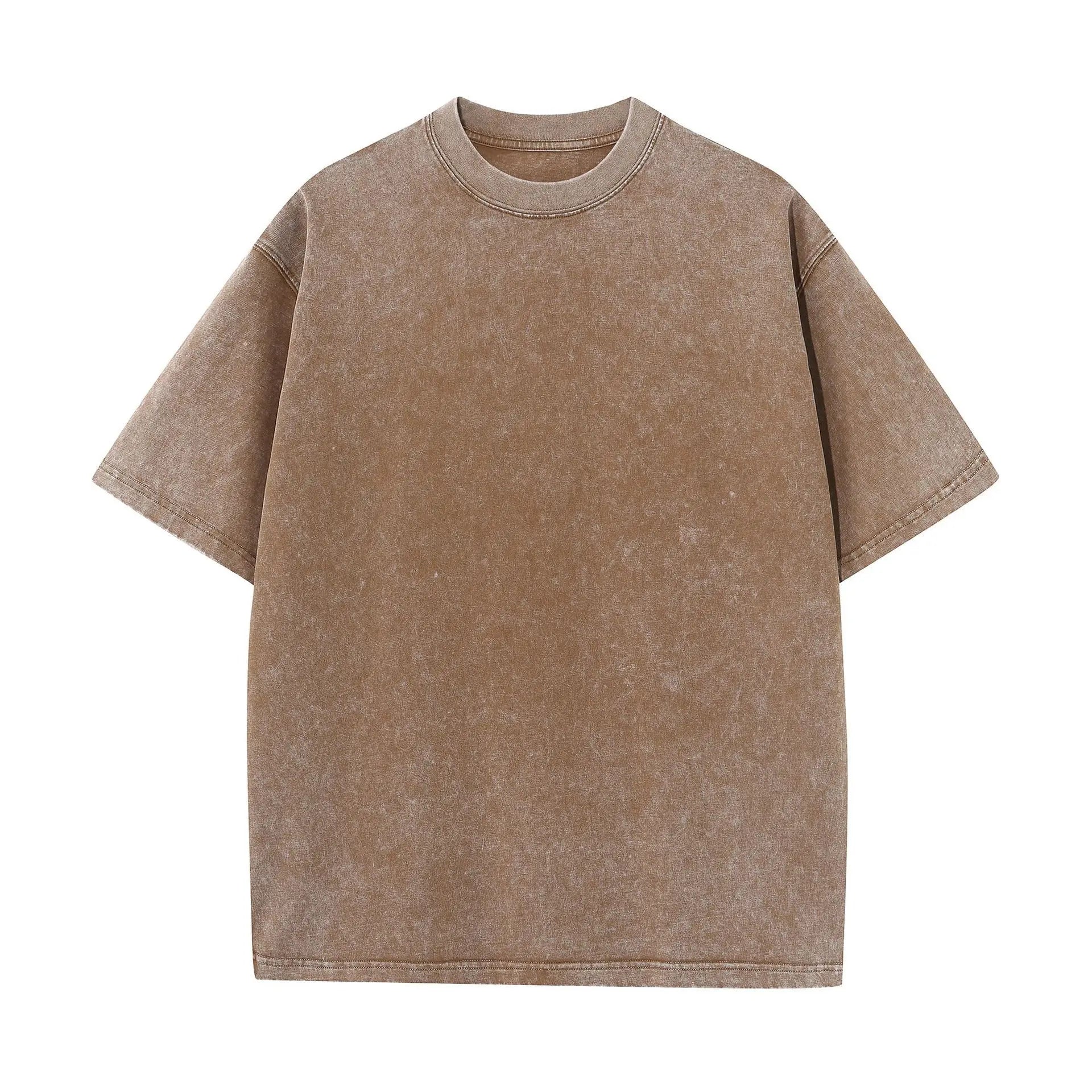 Quality Oversized Acid Washed Y2K T Shirt men Vintage T-shirts Streetwear Mineral Wash Tee Shirts boy Loose Luxury Brand Tops