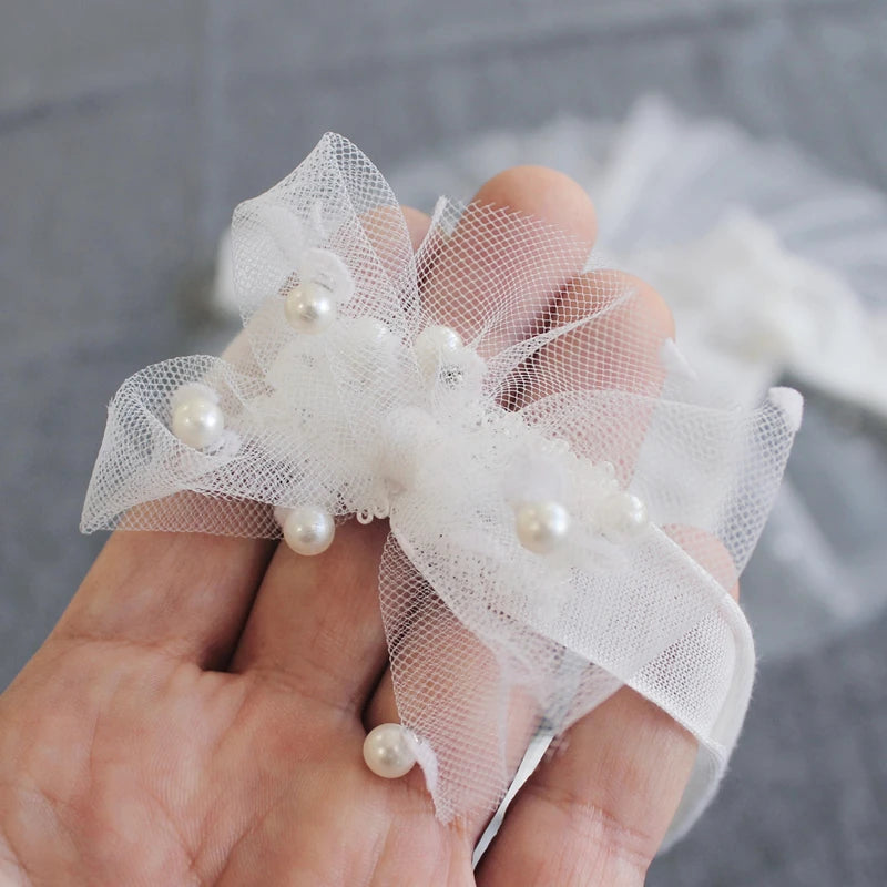 ❤️Newborn Photography Clothing Bow Pearl Headband+Romper+Skirt 3Pcs/set Baby Photo Props Accessories Clothes Outfits Fotografia