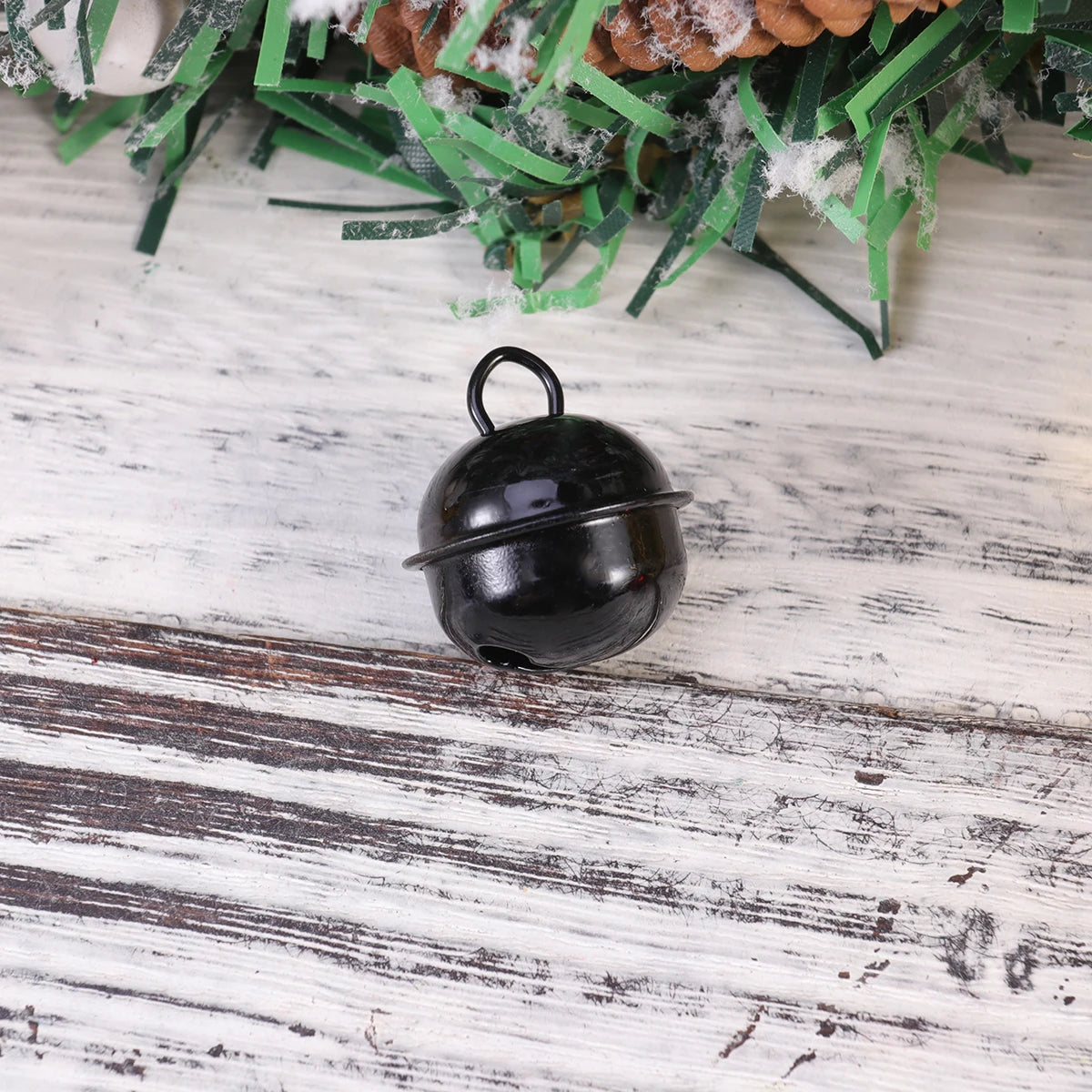 50 Pcs Metal Jingle Bells Christmas Crafting Supplies Round Bell DIY Projects Bright Round Jingle Bells Colored Decorations