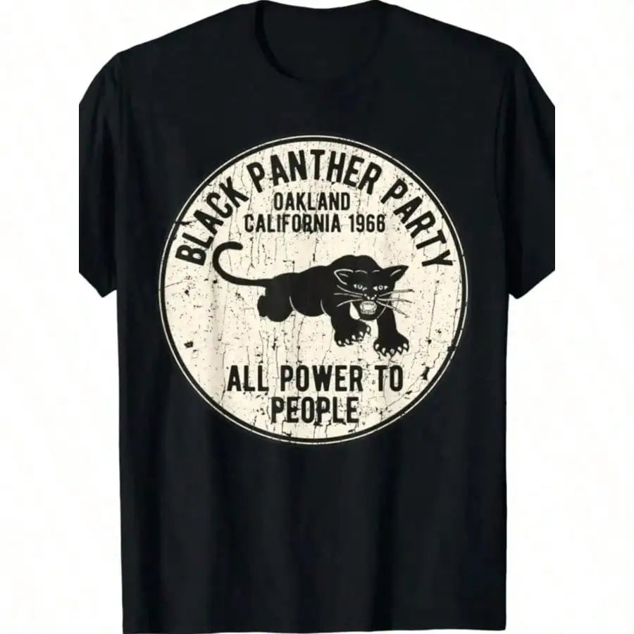Vintage 1966 Oakland Graphic Tee - Men's Summer Short Sleeve Crew Neck Casual T-Shirt - Historical Movement Inspired Apparel