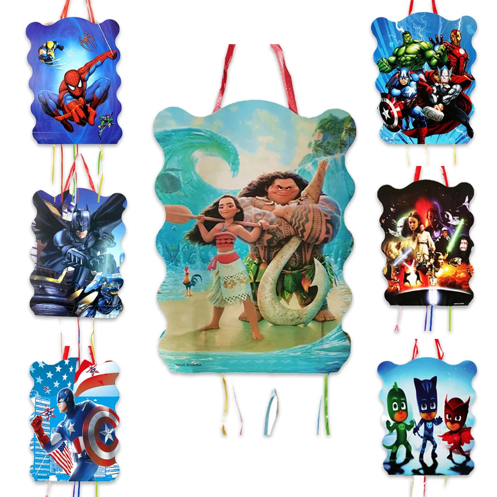1pcs/lot Disney Moana Superhero piñata birthday Pinatas birthday piñata toys pinata child birthday Decoration christmas Pinata