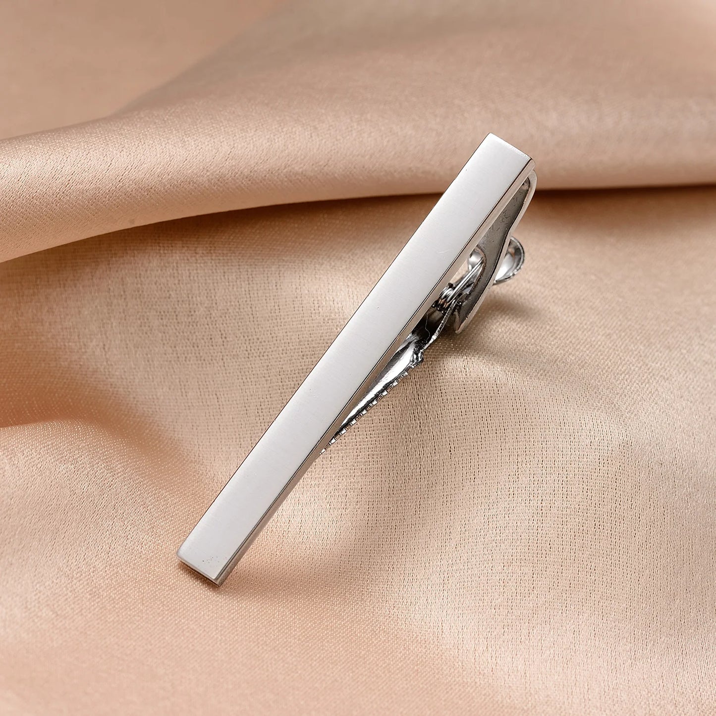 Tie Clip For Men Business Party Minimalist Tie Clips And Cufflinks To Man Shirt Gift Box Jewelry Men's Cuff Man Fashion Lawyer