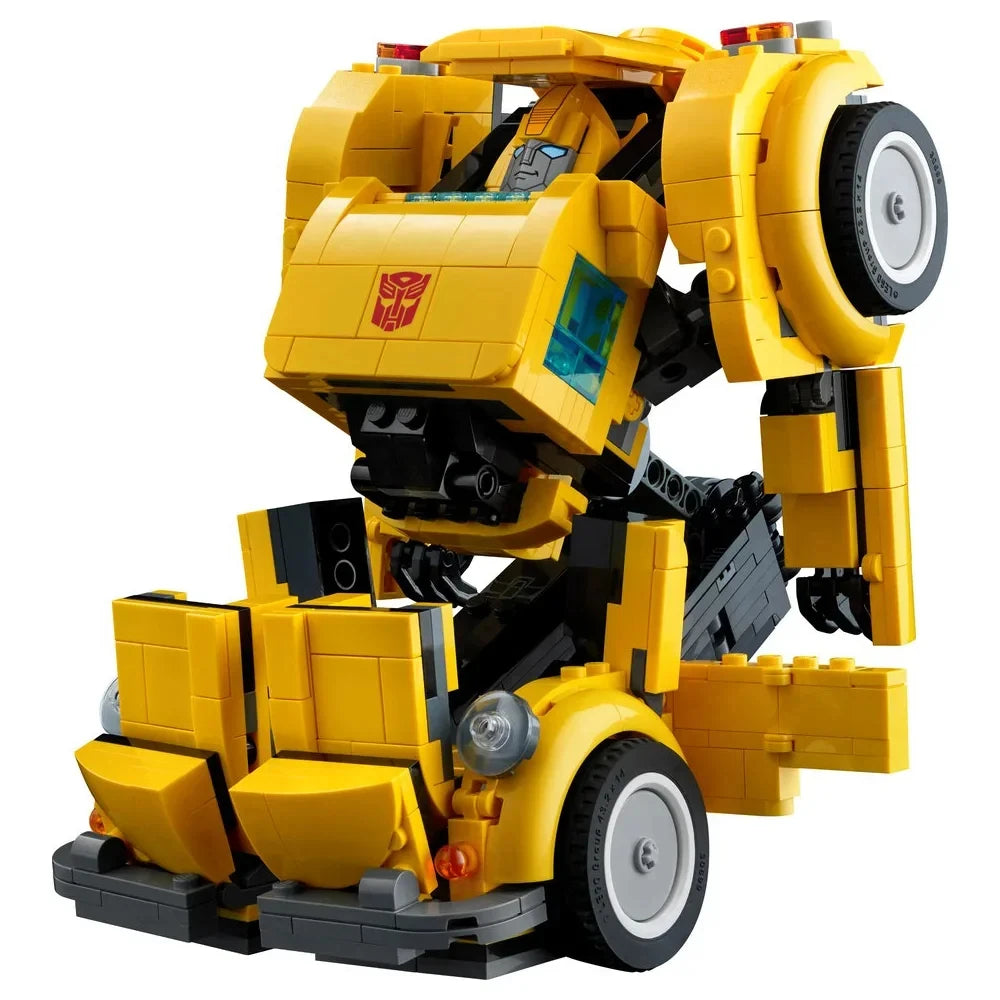 950Pcs yellow robot truck car toy building block truck deformation autobot deformation decoration boy Christmas gift