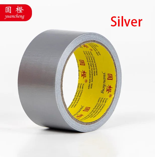 10Meter Adhesive Fabric Duct Tape heavy duty, Carpet Waterproof Tape,,Silver Tape decorative, automotive fabric tape 1rolls
