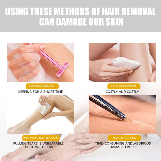 EELHOE Hair Removal Cream Armpit Arm Whole Body Gentle Fast Hair Removal Skin Smooth Body Skin Moisturizing
