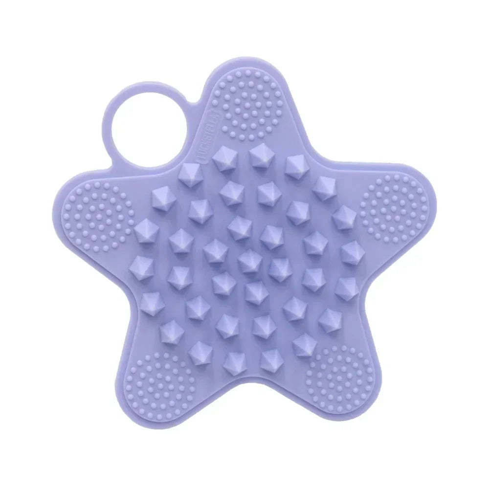 Soft Silicone Exfoliating Brush Womens Manual Body Cleansing Scrubber Shampoo Shower Gentle Massage Bath Brush