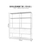 b7+  Nordic medieval cream wind small apartment display cabinet stainless steel module furniture decorative cabinet