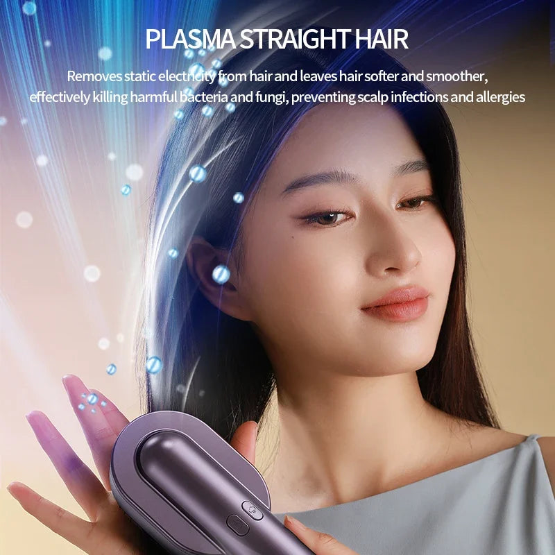 Electric Hair Brush Spray Essential Oil Massage Comb For Head Hair Follicle Repairing Hair Care