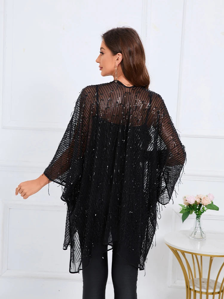 Thin Europe Style Embroidery Cardigan Beachwear Hollow Out Coat Women Clothing Basic Cover Up Fashion Streetwear Clothes Casual