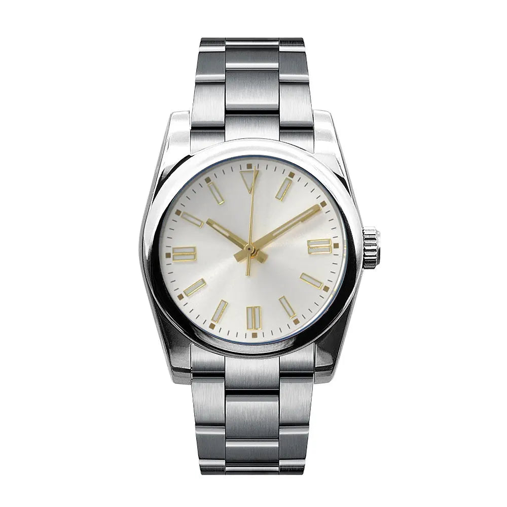 36mm/40mm Men clock  Sterile Dial NH35 Automatic Mechanical relogio masculino Sapphire Glass Luminous waterproof wristwatch