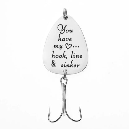 Fathers Day Gift for Dad Grandpa Pregnancy Announcement Gift for Husband Grandpa's New Fishing Buddy Fishing Lure Fisherman Gift