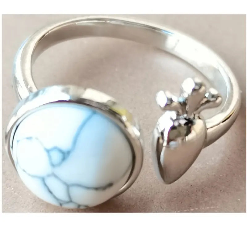 Lapis Lazuli bead Ring PWB1174