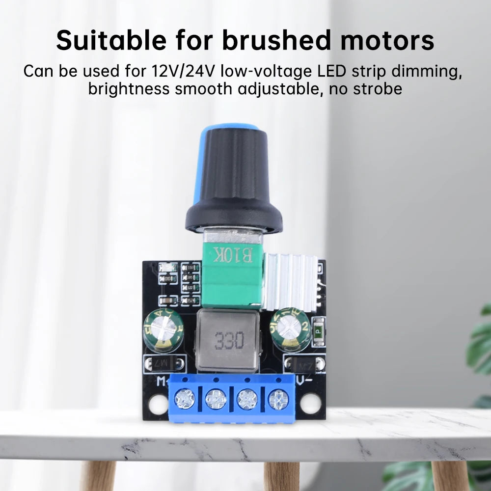 DC12V 3.5A /DC24V 1.5A PWM Motor Speed Controller Motor Driver For Brushed/brushless Motor/LED Strip/Fans/Fish Tank Pump