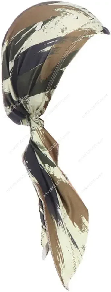 Pre-Tied Bandana Turban Hat Chemo Cancer Headscarf Headwraps Headwear for Women Hair Cover Hat