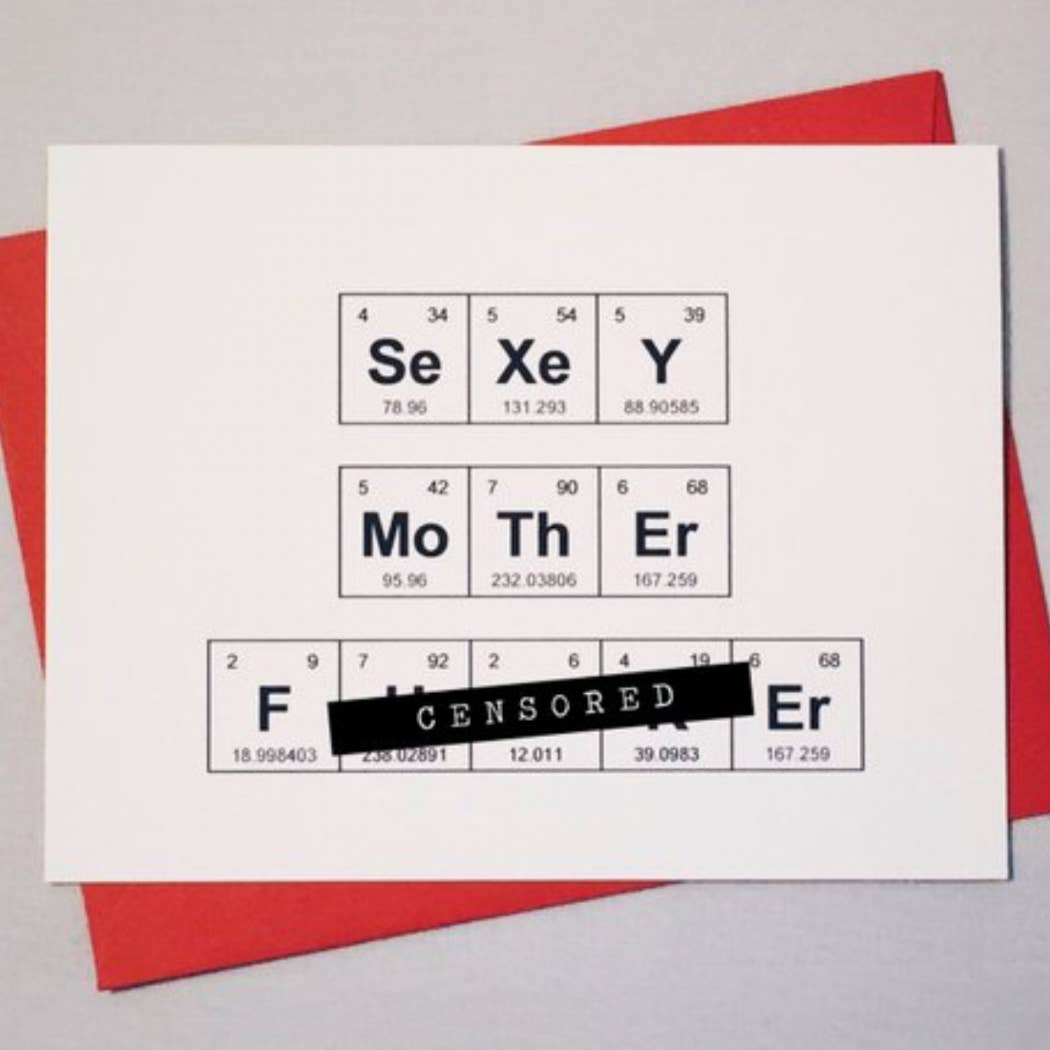 Sexy Motherfucker Sentimental Elements Card