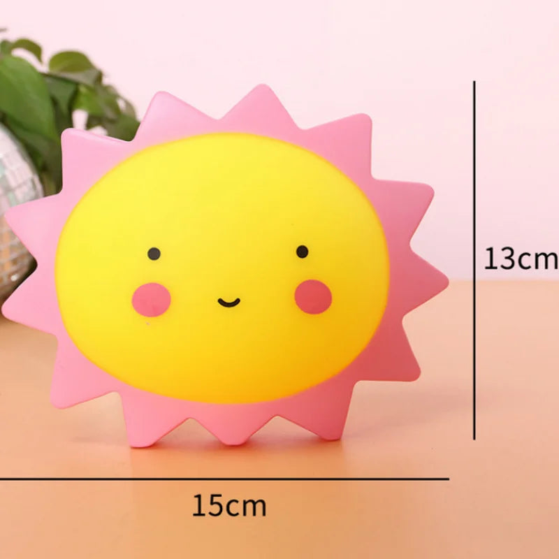 Magic Moon Star Night Light - 3D LED Cartoon Bedside Lamp for Kids Girls, Battery Operated, Nursery Decor Christmas Gift