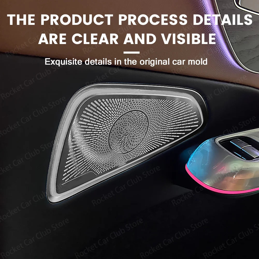 For Mercedes Benz New W214 E Class 2024+ Car Reinstall Interior Accessories Non Luminous Sound System Door Speaker Cover