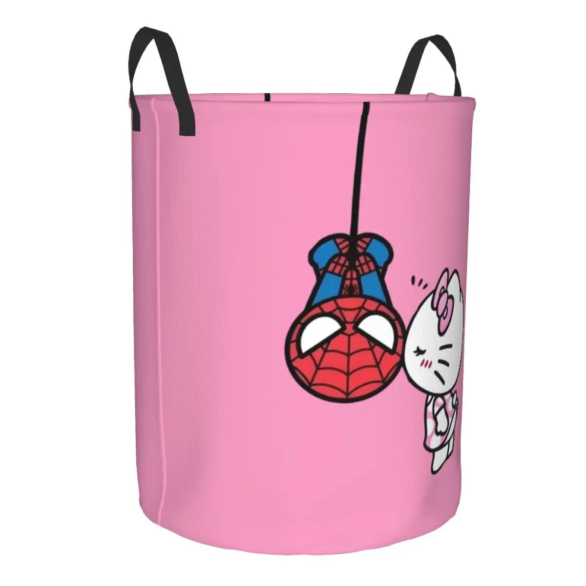 Custom Hello Kitty Laundry Basket Collapsible Large Clothes Storage Bin Cartoon Character Baby Hamper