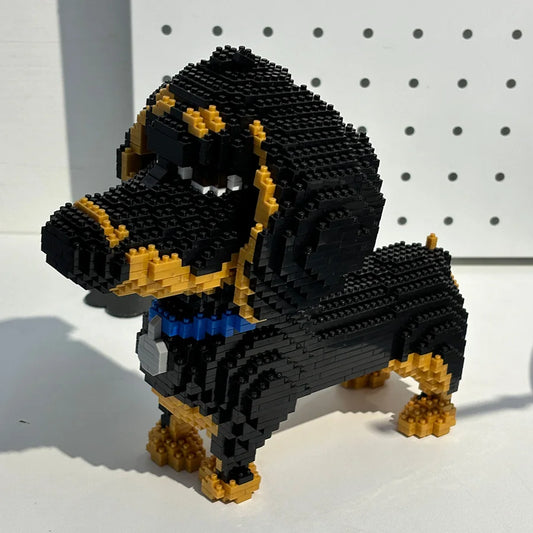 Dachami dog building blocks, animal dog building blocks - the perfect gift, Christmas, room decoration gift