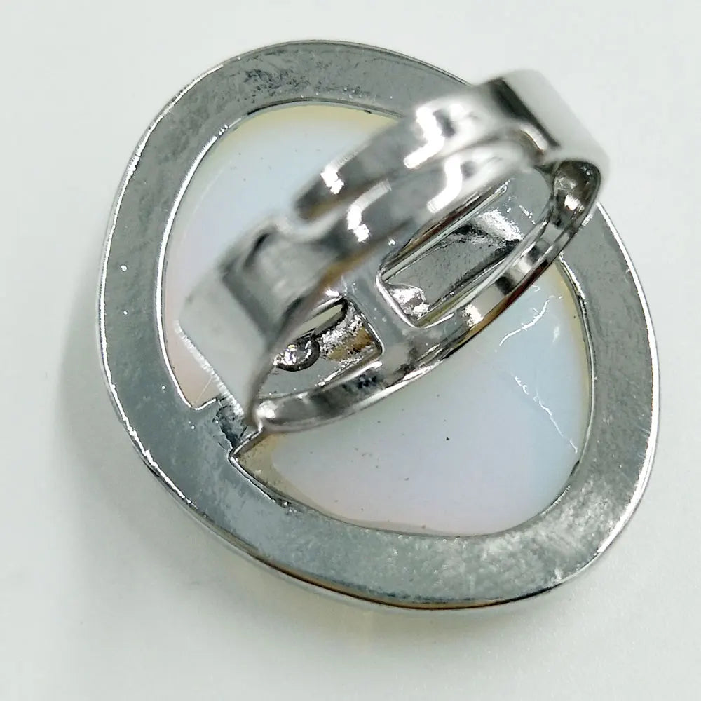 Beautiful jewelry Opalite Opal Women Men Art Oblong Bead Ring  7~12" Adjust Size PC5661