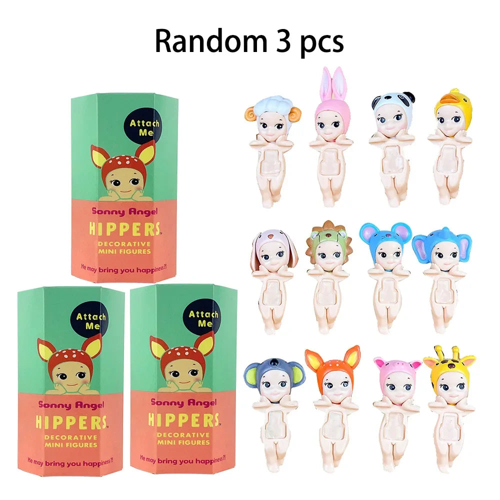 Sonny Angel Hippers Blind Box Animal Series Mini Anime Action Figure Authentic Doll for Kids Children Christma Birthday Toy Gift